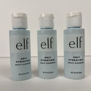 e.l.f. Daily Facial Cleanser Holy Hydration 1.01 fl oz Lot Of 3 Travel Size